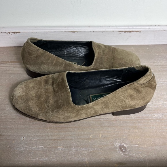 Cole Haan Vintage Made In Italy Womens Brown Suede Loafers Size 5 - Picture 8 of 8